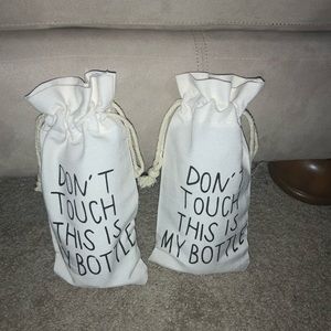 2 water bottle covers